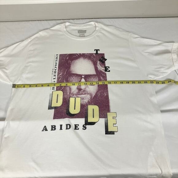 The Big Lebowski The Dude Abides Movie T Shirt American Classics XL - Picture 5 of 6